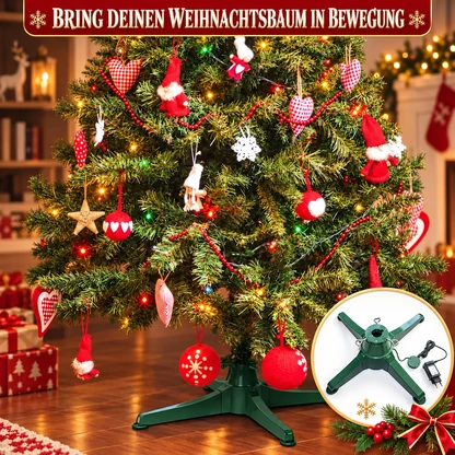 Um 360° drehbarer Weihnachtsbaumständer