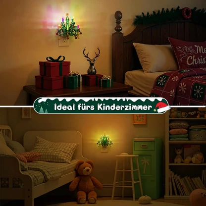 Weihnachtsbaum-Kronleuchter-Nachtlicht im Vintage-Stil