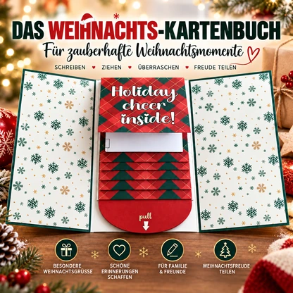 Weihnachtliches Überraschungsheft für Geschenkkarten