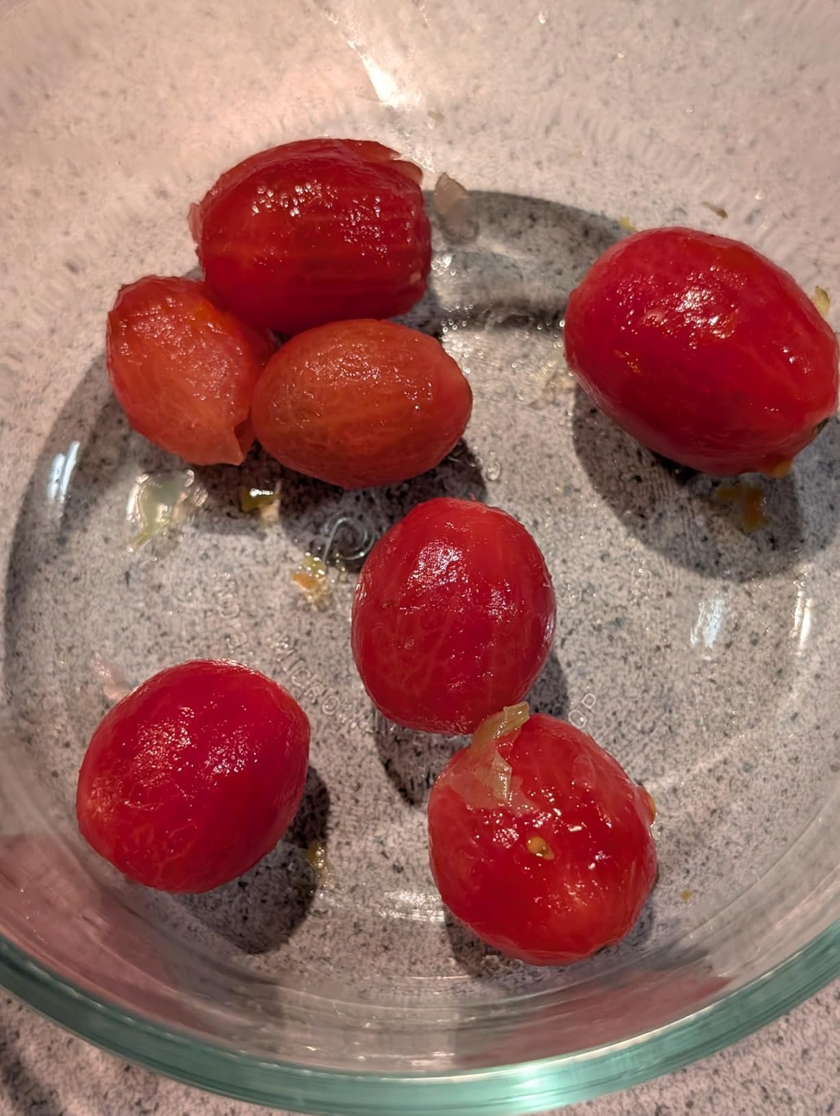 Works great for grapes, okay for tomatoes.