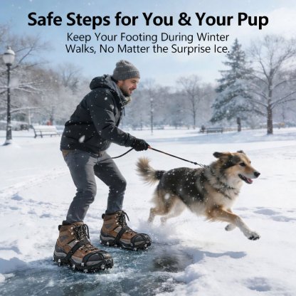 Slip-On Ice Traction Cleats