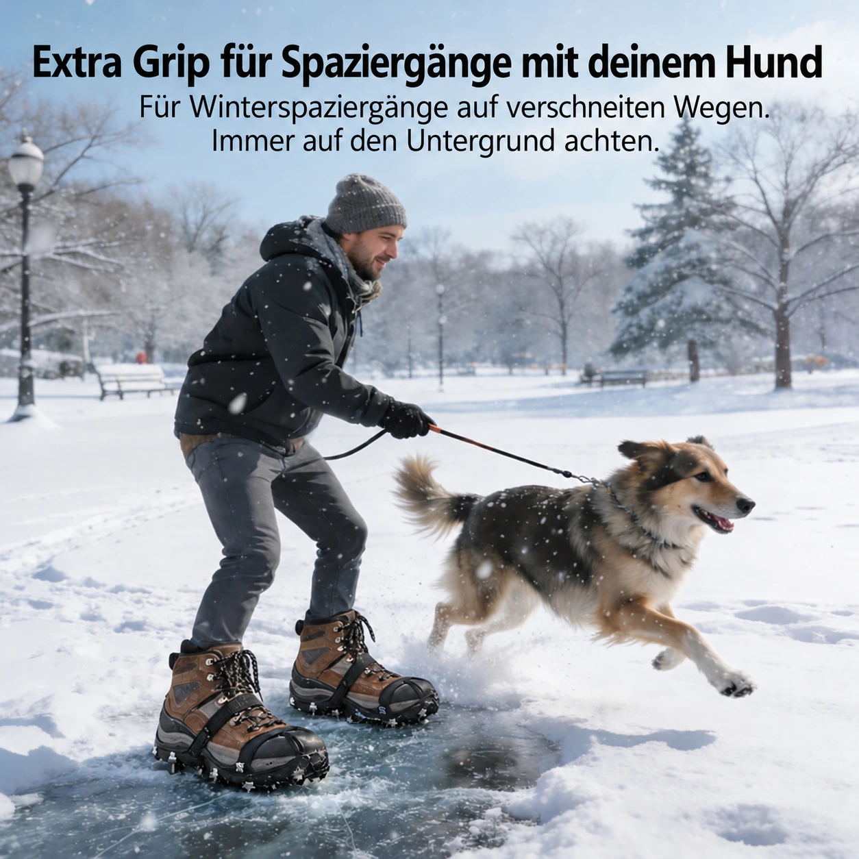 Über Schuhe oder Stiefel ziehen