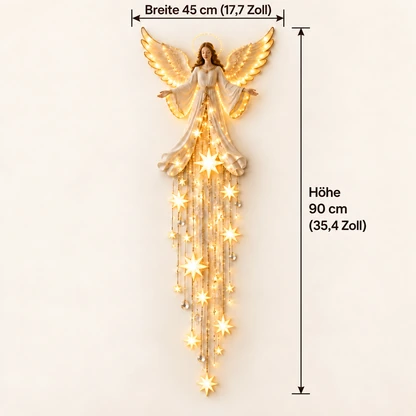 Engelssegen-Sternenfall-Wandleuchte – himmlische Weihnachts-Wanddeko