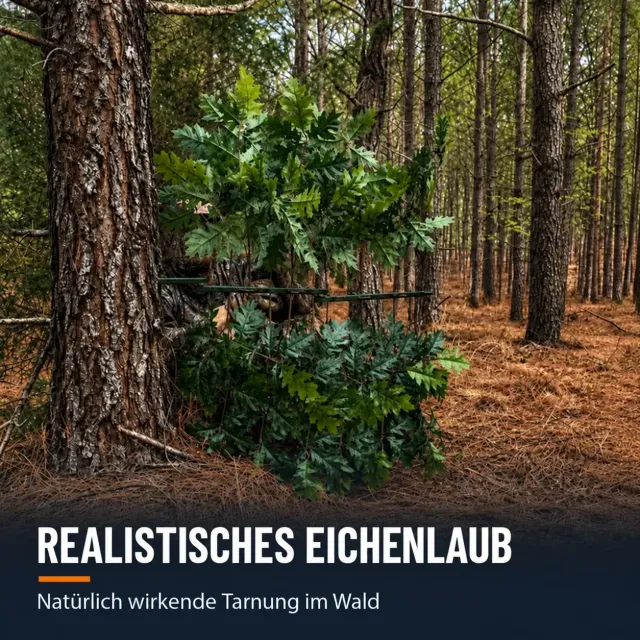 Natürlich wirkendes Eichenlaub