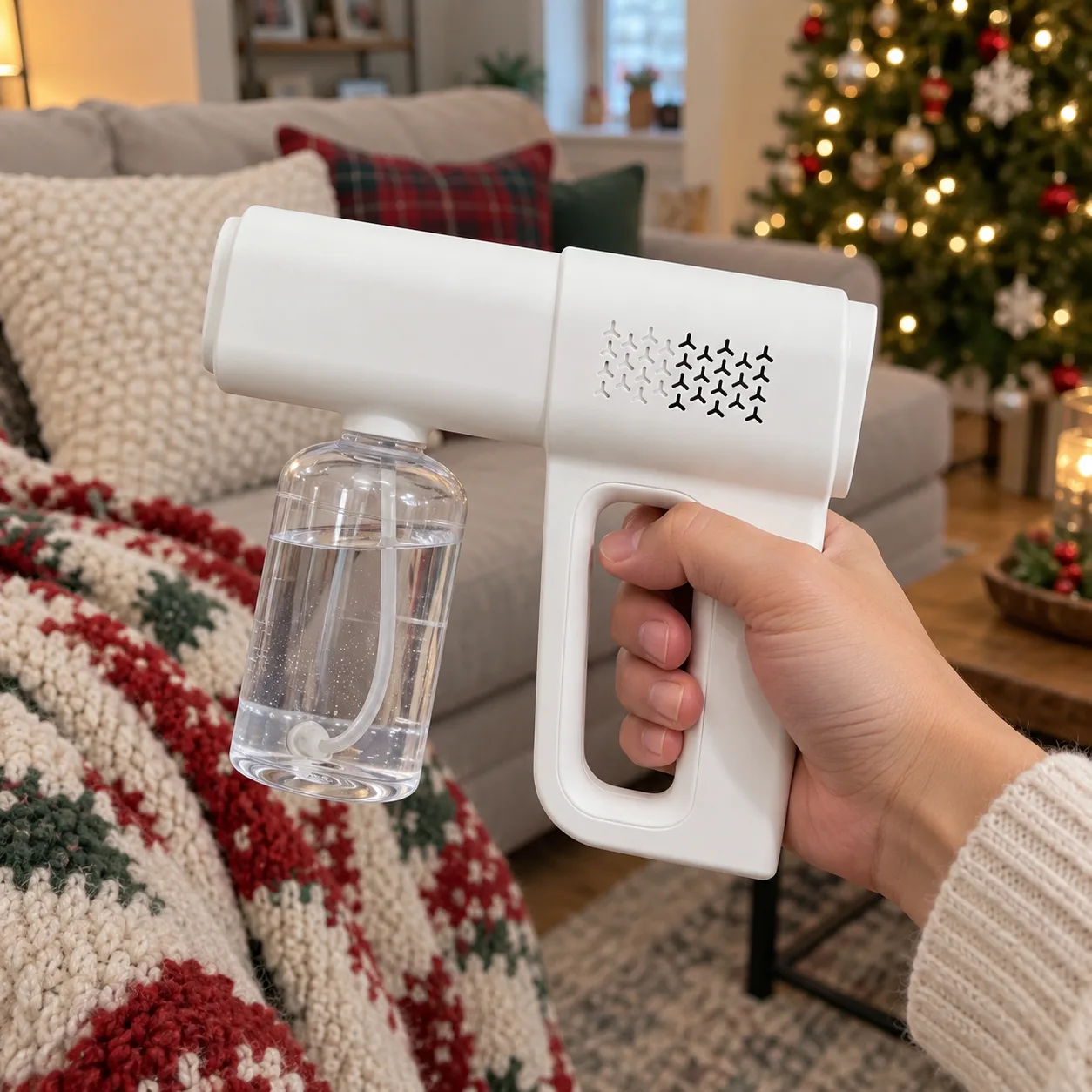 K5 Pro mist sprayer in a living room