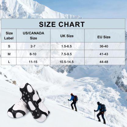 Slip-On Ice Traction Cleats