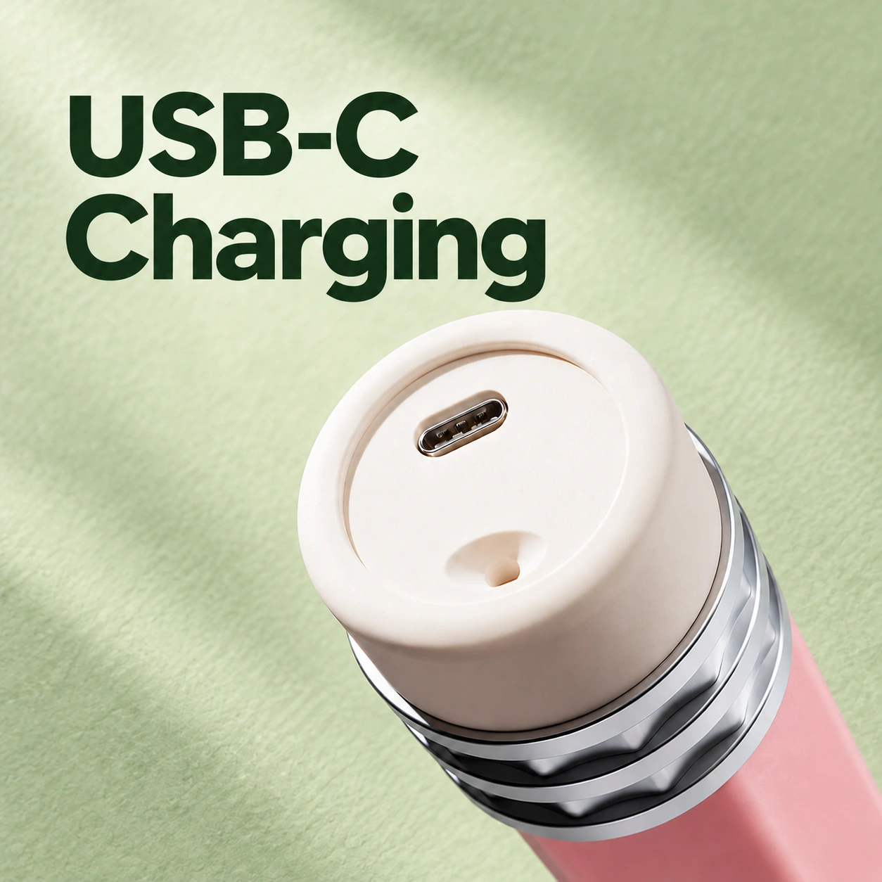 USB-C charging port at the back of the pen