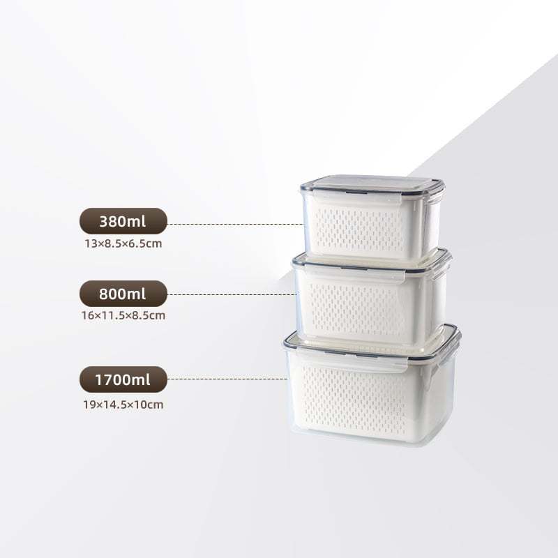 Food Storage Containers for Refrigerator Organization(3-6 PCS)