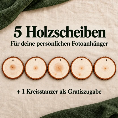 5 Holzscheiben