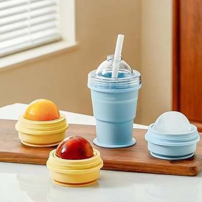 🥤 Portable Collapsible Silicone Cup & Drink Maker