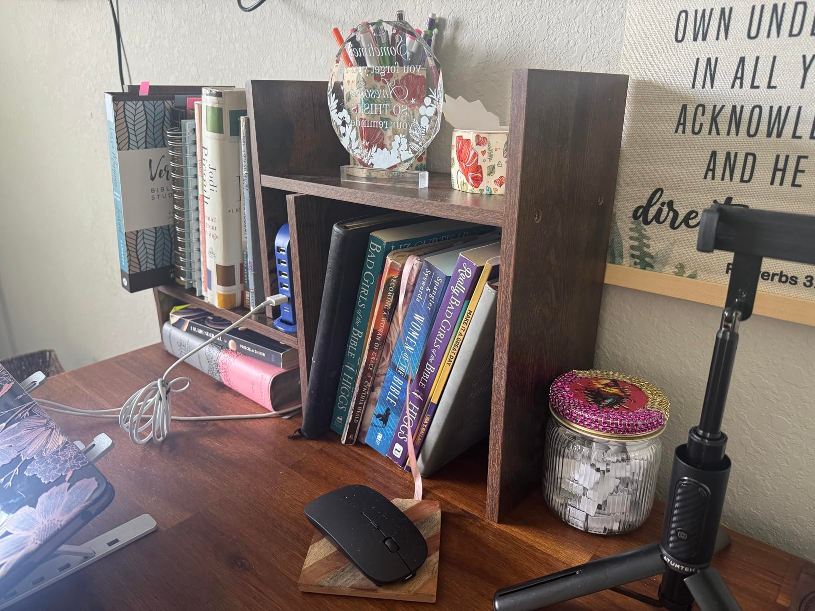 Perfect desk shelf