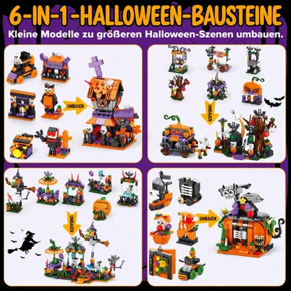 31-Tage-Halloween-Adventskalender mit Bausteinen