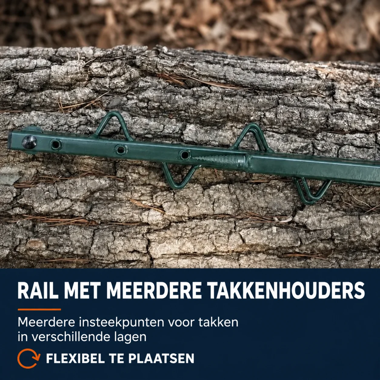 Takkenhouder voor jachtcamouflage