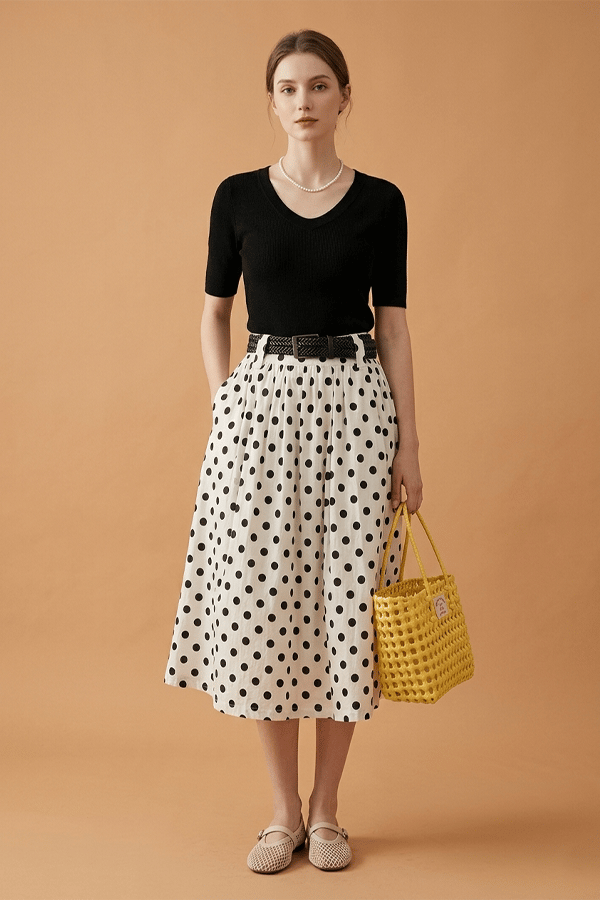 Women's Retro Polka Dot A-Line Skirt(Buy 2 Free Shipping)