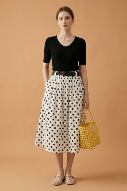 Women's Retro Polka Dot A-Line Skirt(Buy 2 Free Shipping)