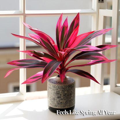 🌿 Artificial Dracaena Plant – Lifelike Indoor Greenery Decor (22 Inch)