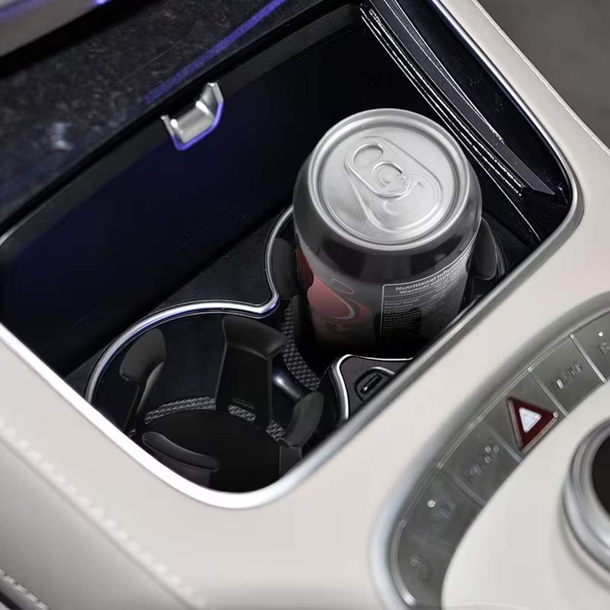 Black car cup holder insert and Christmas road trip scene 6