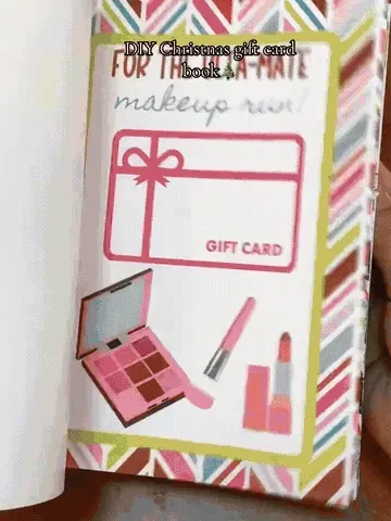 Merry Surprises Christmas Gift Card Book