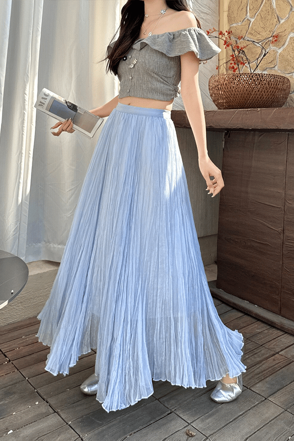Women's Vintage Pleated Midi Skirt(Buy 2 Free Shipping)