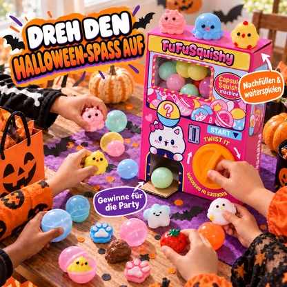 Halloween-Kapselautomat mit weichen Überraschungen – 30-teiliges Set