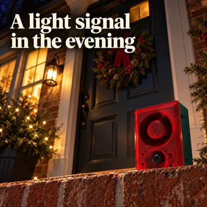 Solar Light &amp; Sound Alarm with Remote – N911N