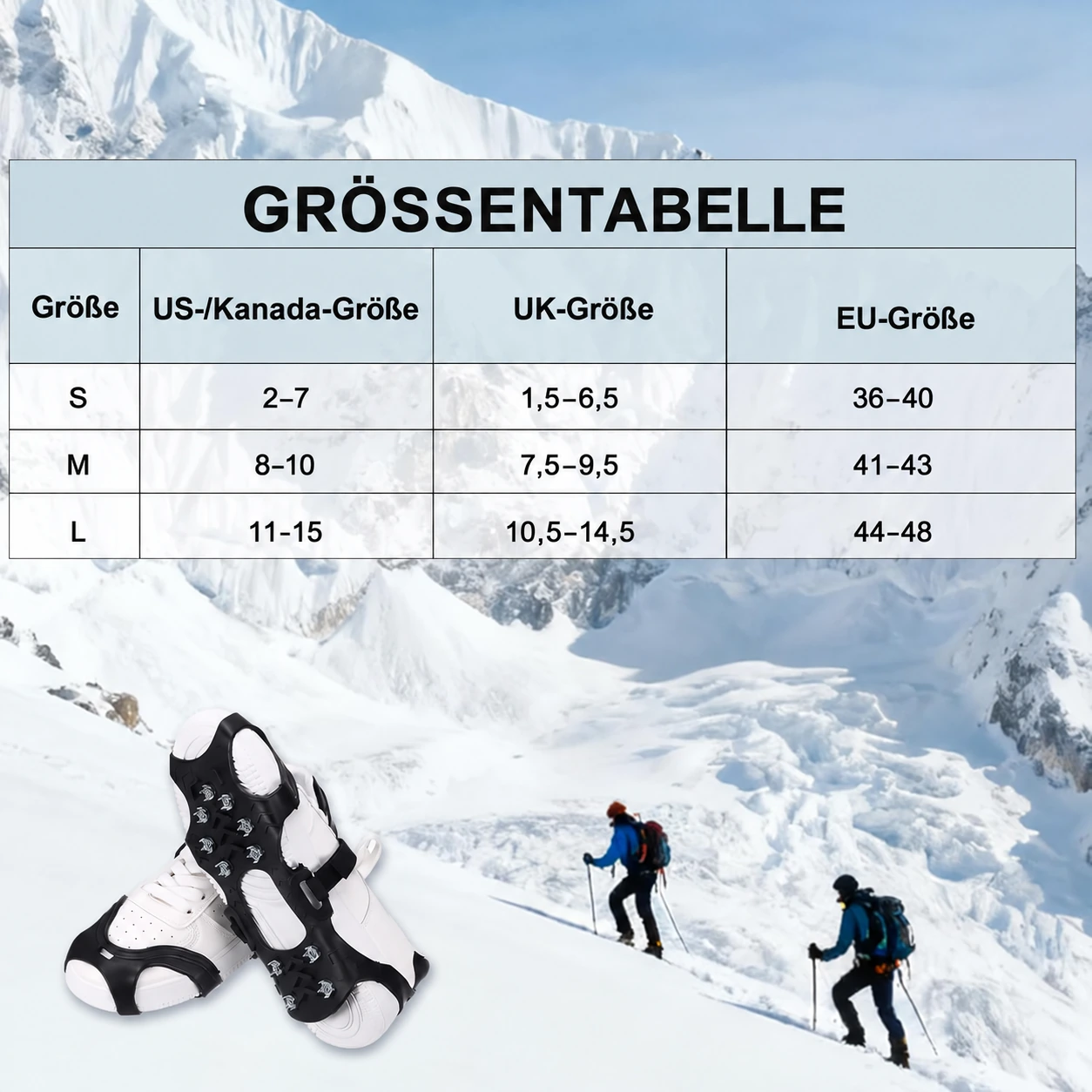 Schuhspikes zum Überziehen