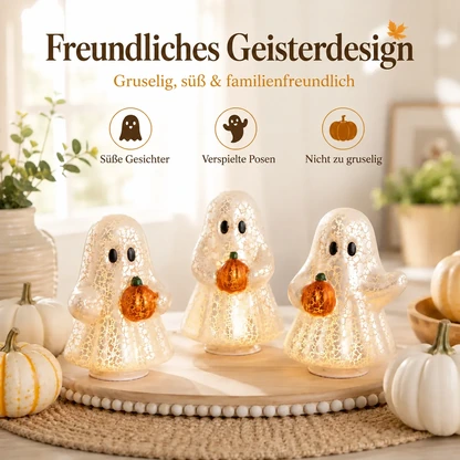 Leuchtendes Geister-Lichterset – 3 Teile