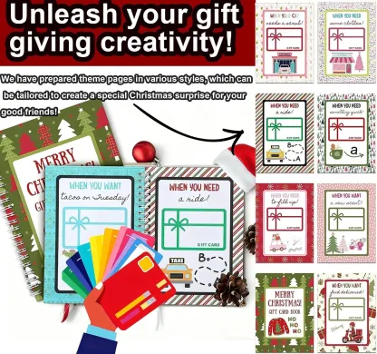 Merry Surprises Christmas Gift Card Book