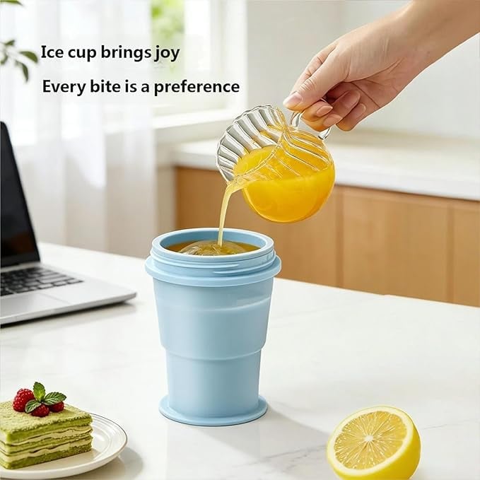 🥤 Portable Collapsible Silicone Cup & Drink Maker