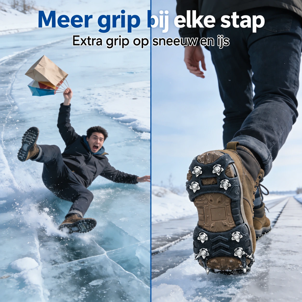 Antislipspikes voor over je schoenen