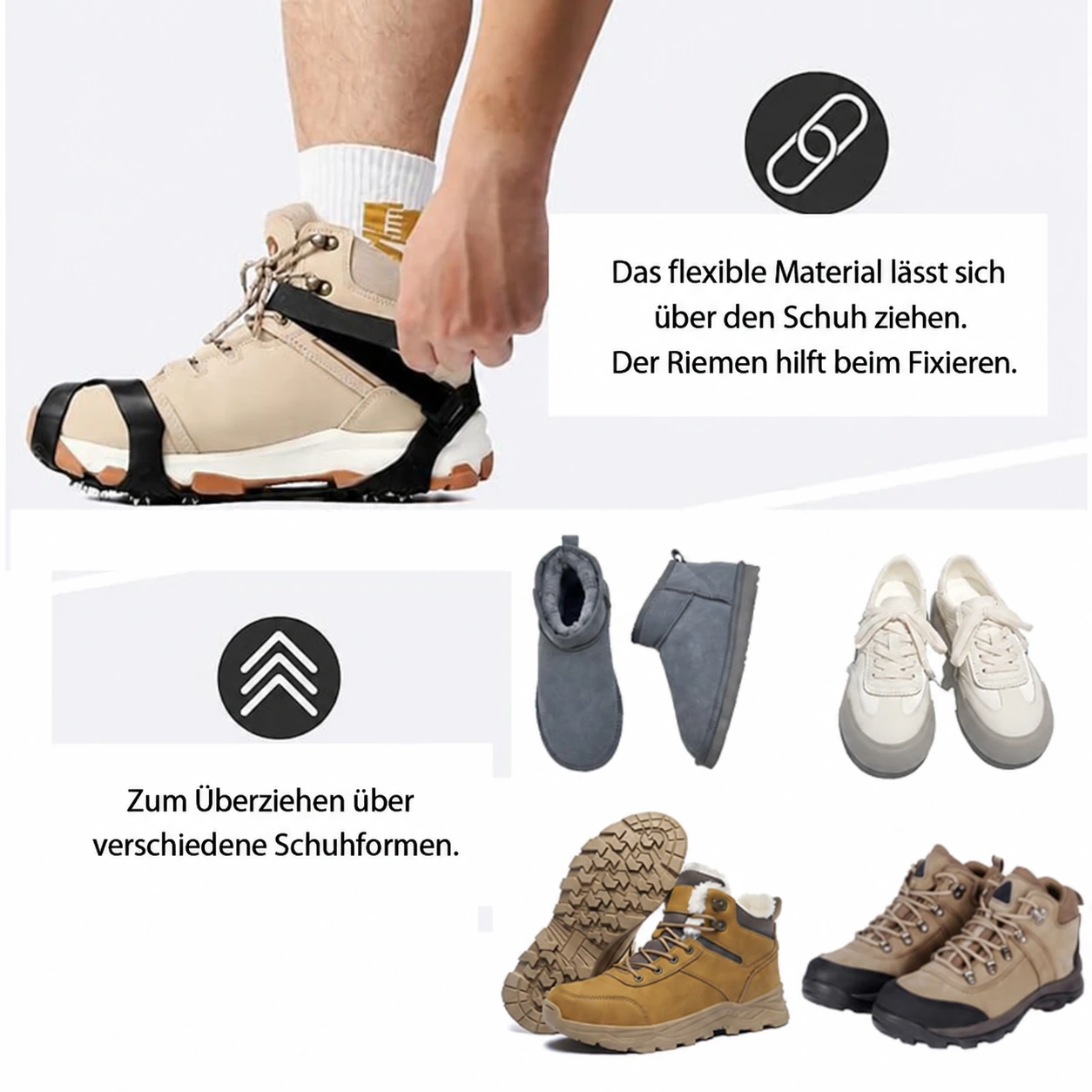 Schuhspikes zum Überziehen