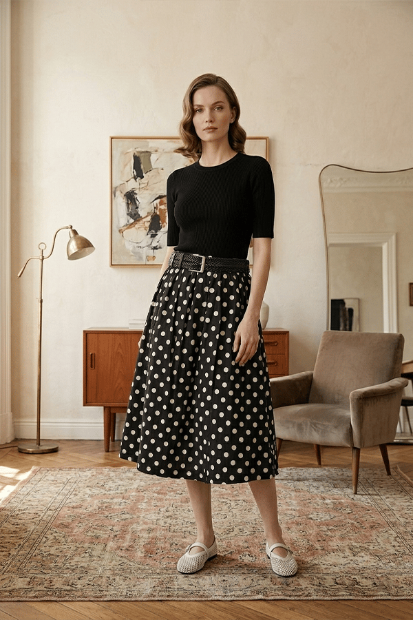 Women's Retro Polka Dot A-Line Skirt(Buy 2 Free Shipping)