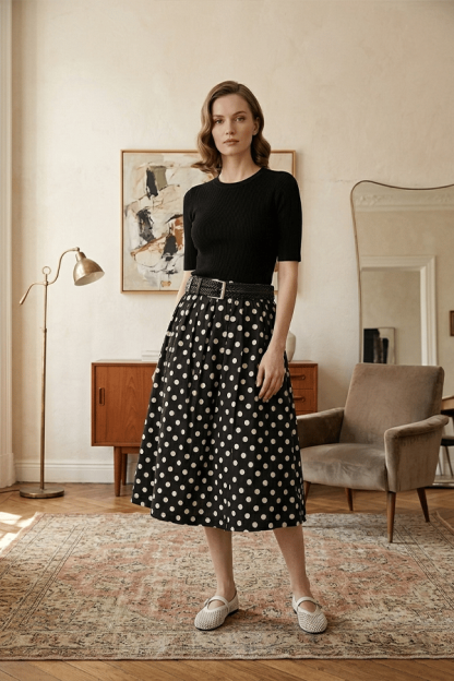 Women's Retro Polka Dot A-Line Skirt(Buy 2 Free Shipping)