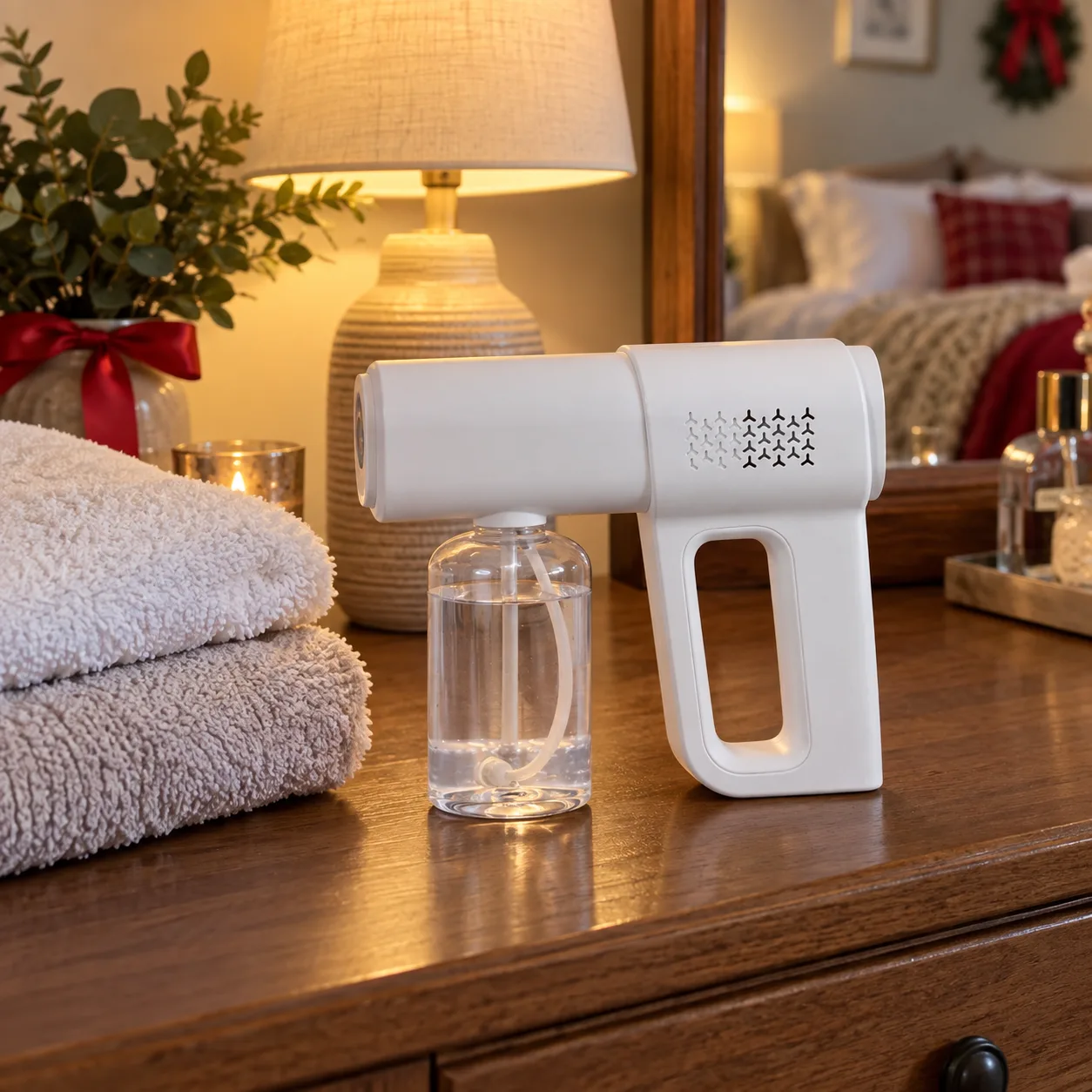 K5 Pro mist sprayer in a bedroom