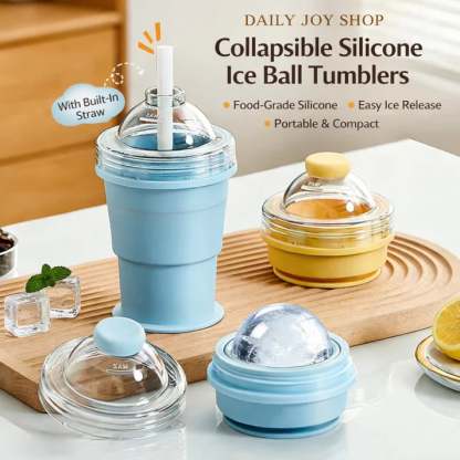 🥤 Portable Collapsible Silicone Cup & Drink Maker