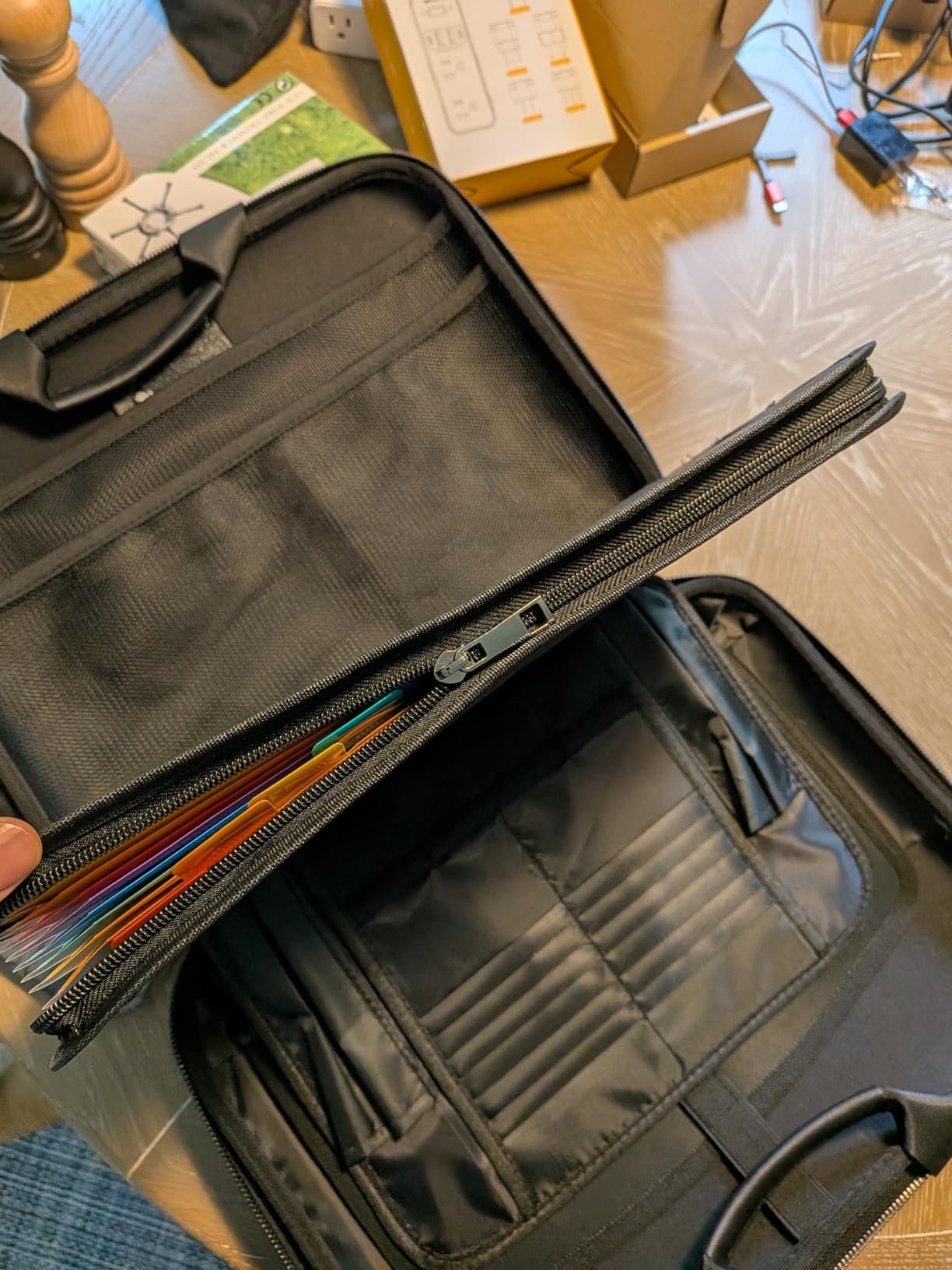 Nice, lightweight briefcase with some fire protection