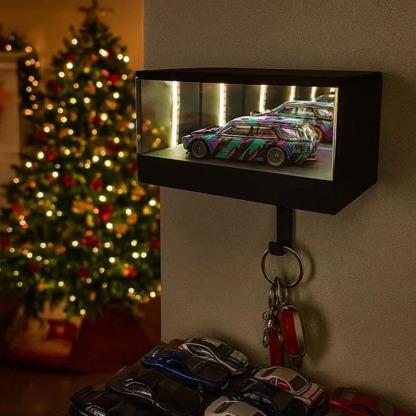 Infinity garage LED key holder product and holiday scene 9