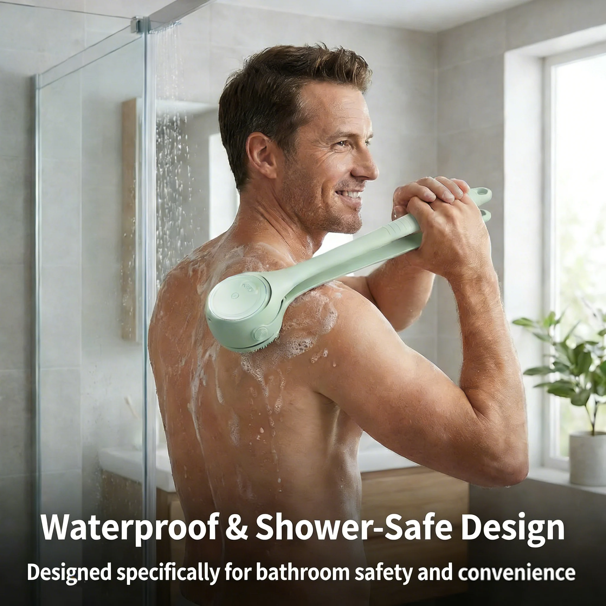 🚿 A super useful and convenient electric shower brush!