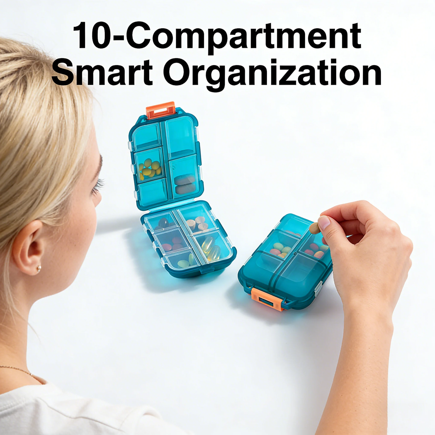 💊Double-Layer Portable Pill Box