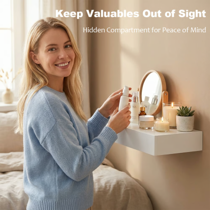 🔒 Concealed Floating Shelf