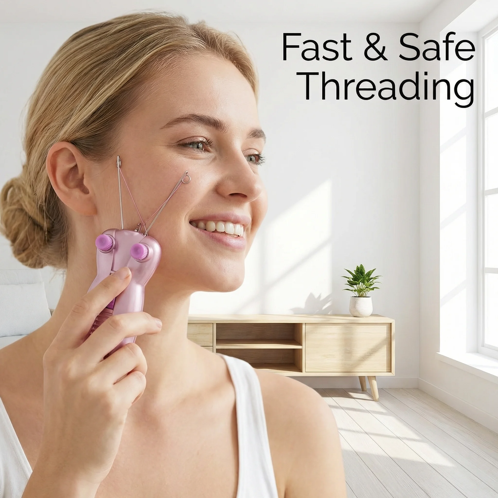 👸Ladies Electric Facial Hair Remover & Threading Device