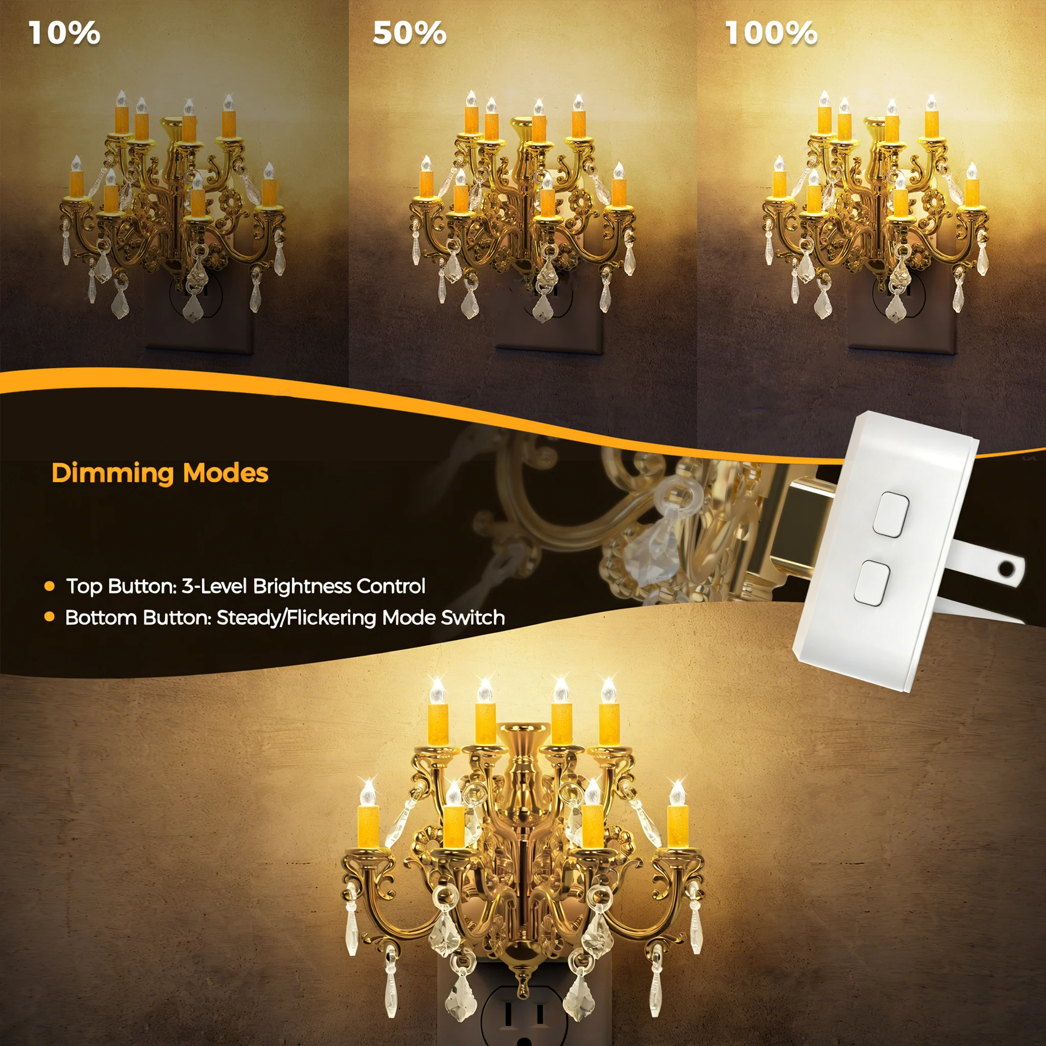 💡Crystal-Inspired Plug-In Ambient Lamp