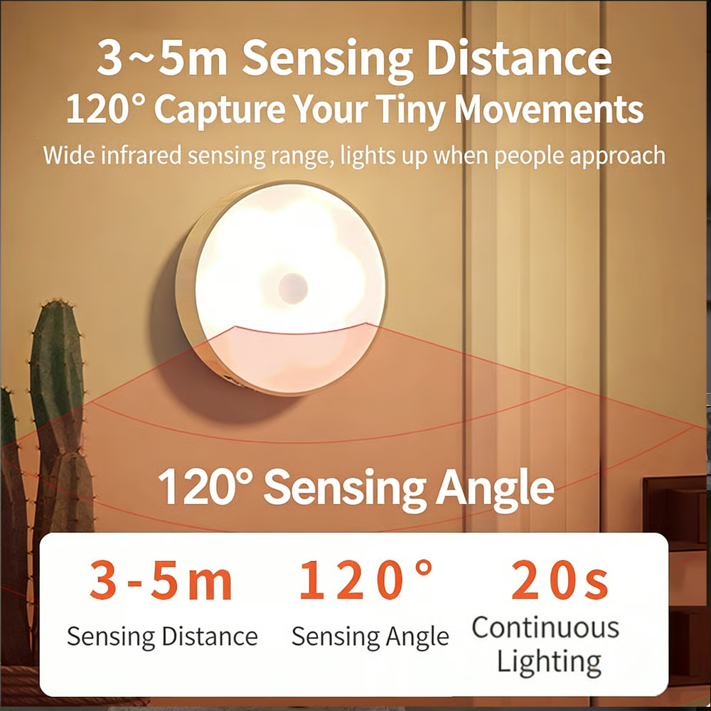💡Magnetic Motion Sensor Night Light
