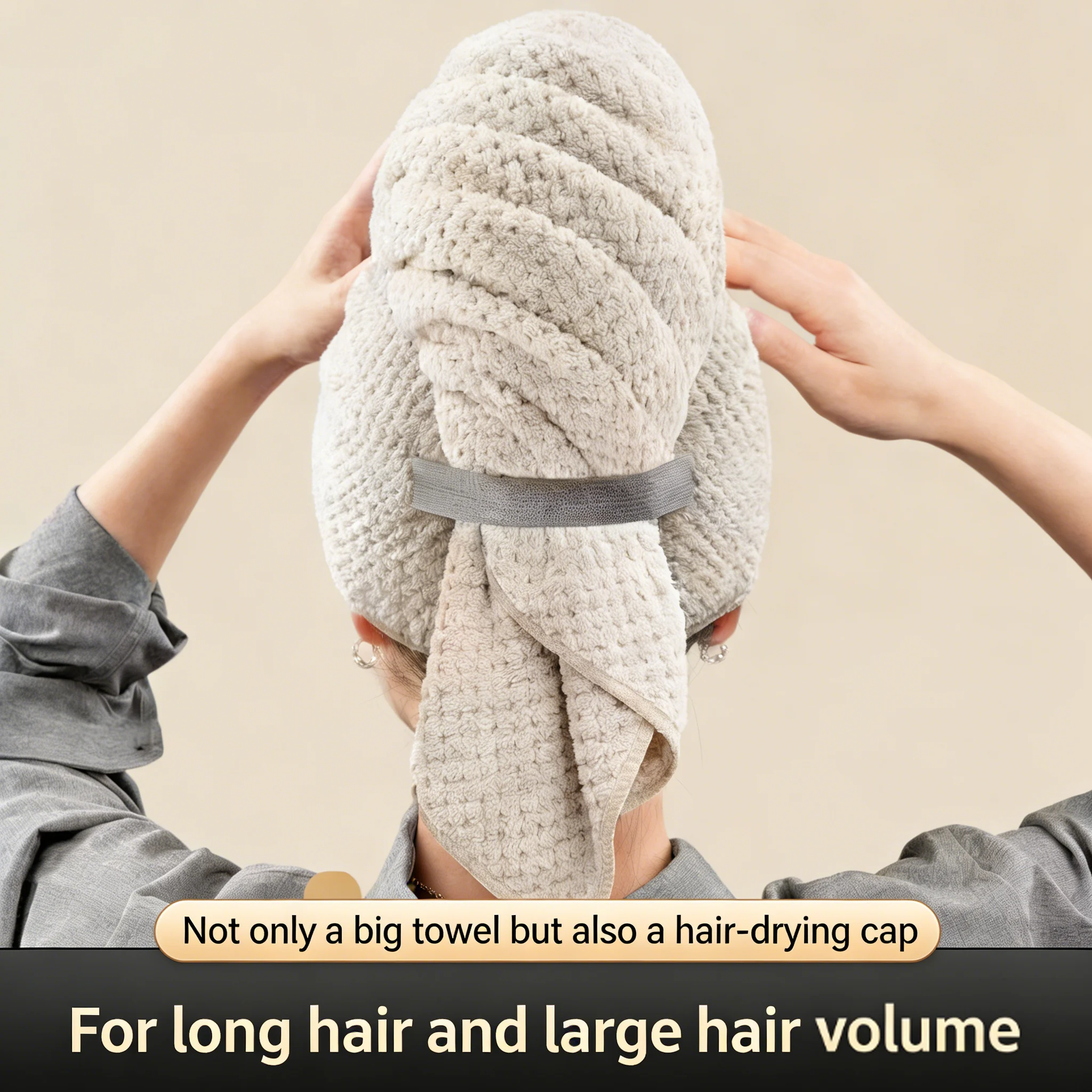 💁‍♀️Super Absorbent Hair Drying Cap for Women