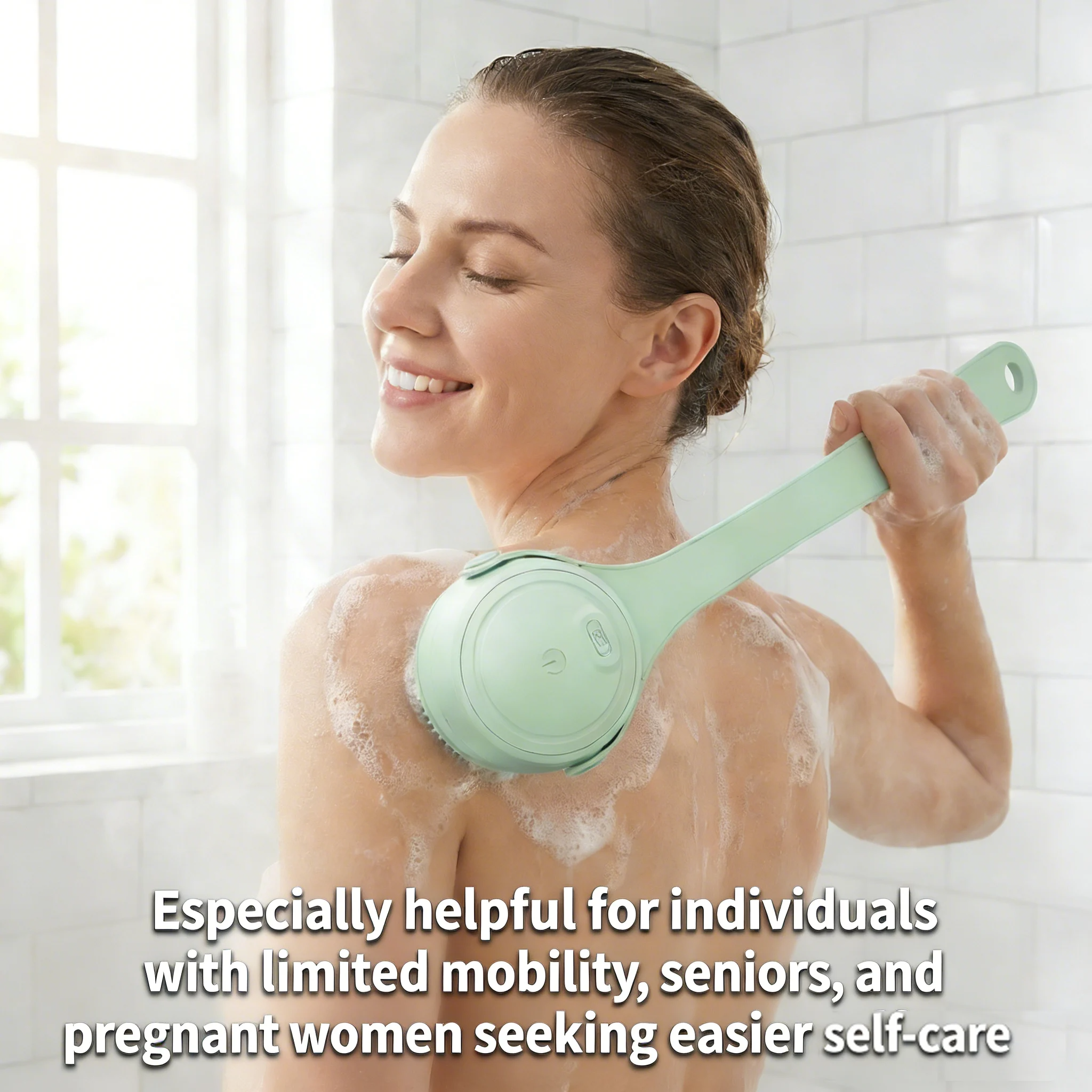 🚿 A super useful and convenient electric shower brush!