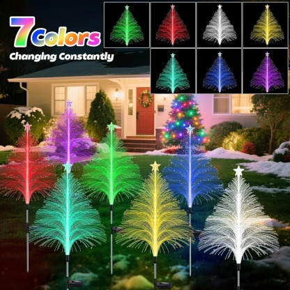 🌟 Solar Fiber Optic Jellyfish Garden Light