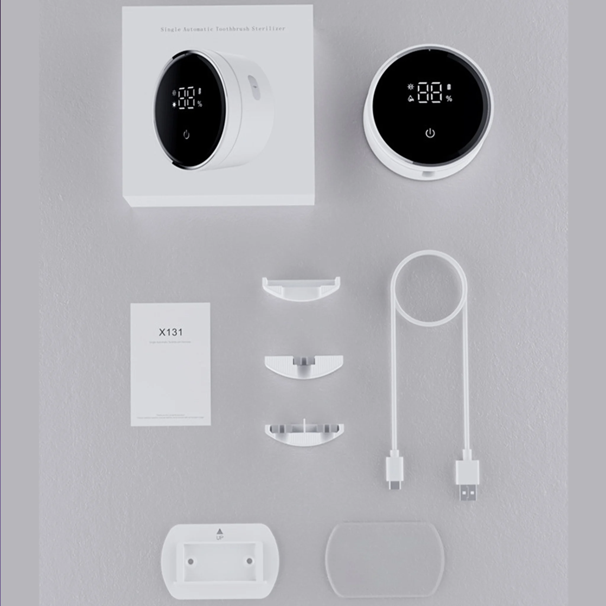 😬Wireless Charging UV Toothbrush Sterilizer