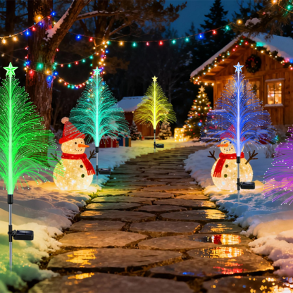 🌟 Solar Fiber Optic Jellyfish Garden Light