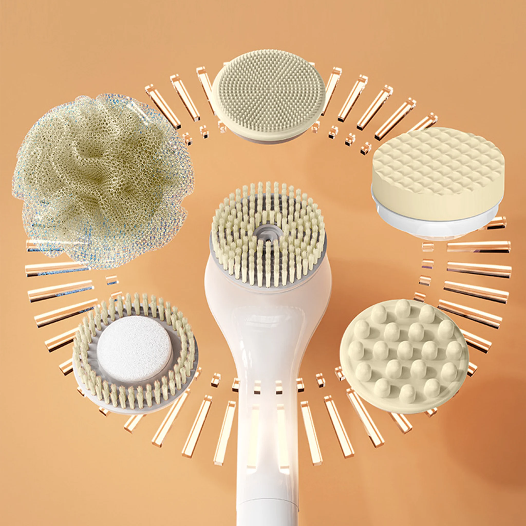 🚿 A super useful and convenient electric shower brush!