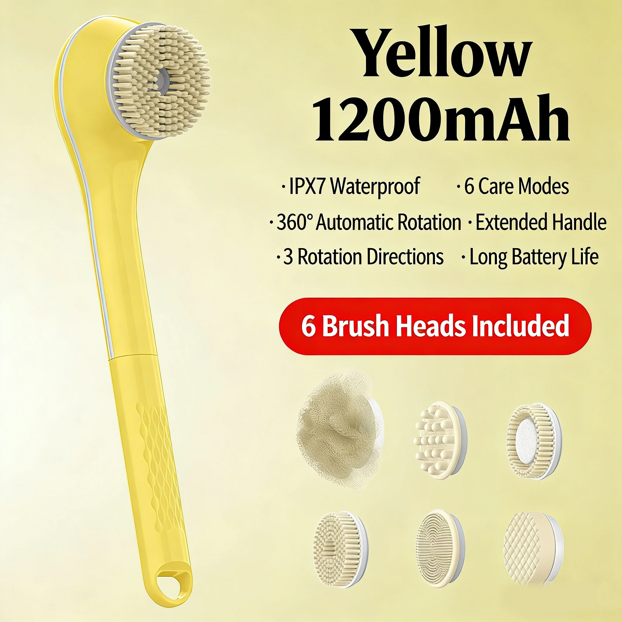 🚿 A super useful and convenient electric shower brush!